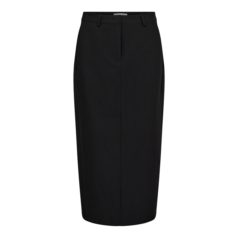 Co Couture VolaCC Floor Pencil Skirt Black