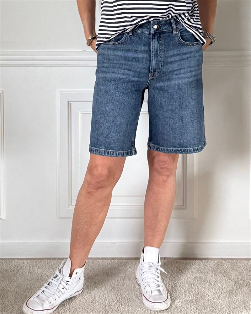 Co Couture WillaCC Denim Shorts 31497 Denim Blue 
