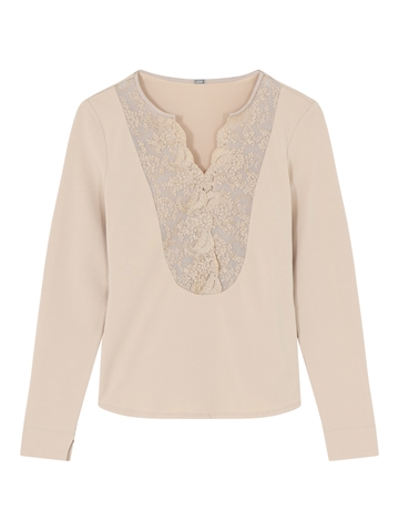 Gustav Delia lace blouse Beige 47611 