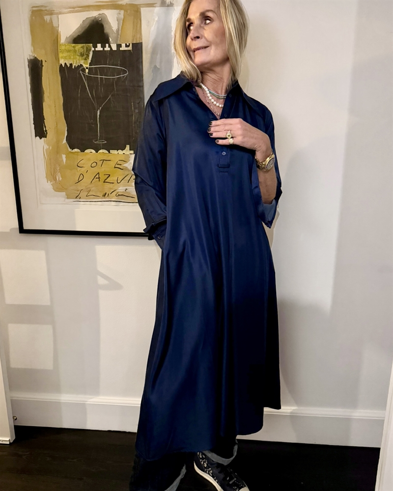 Depeche Clothing Cindy kjole 100338 - Midnight Blue