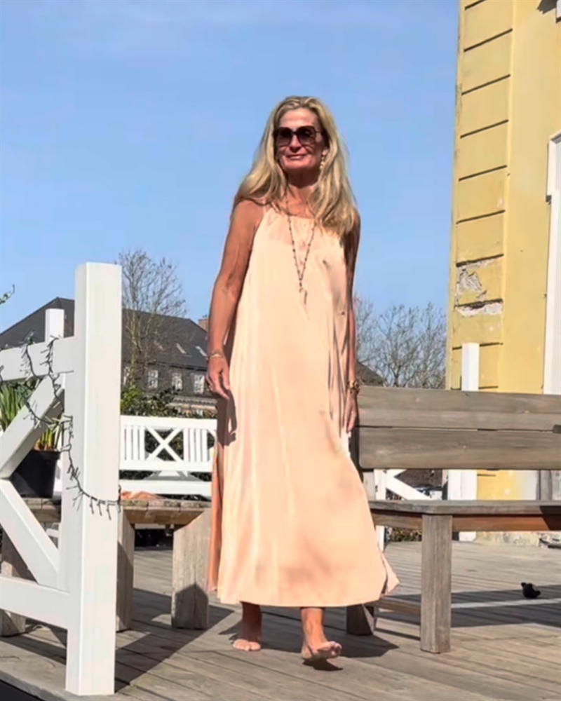 Depeche Clothing LucyDE Dress 100326 Soft Coral OBS: Stor i str.