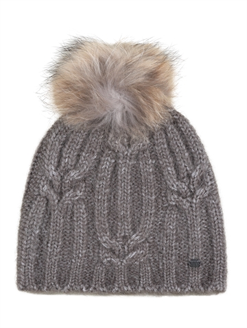 Gustav Edona knit hat - hue Animal Fur 47807 