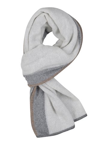 Gustav Etine stripe lurex scarf 42808 Off White 