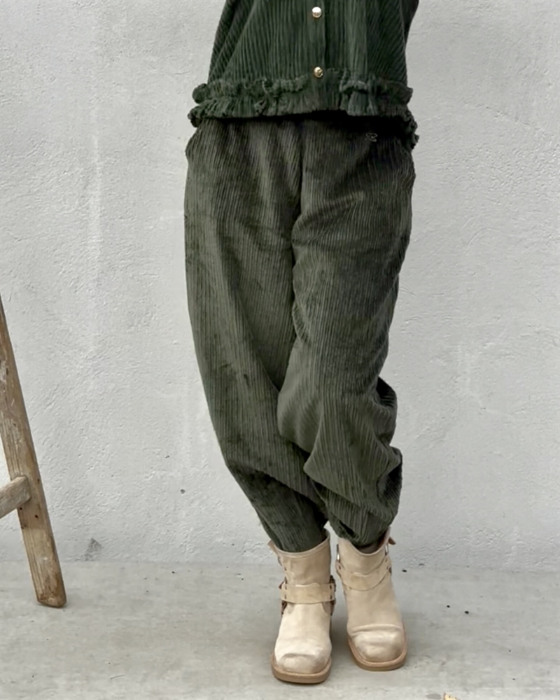 GASPAR Colorado Corduroy Pant  2510901 Bottle green 