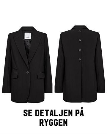 Co Couture VolaCC Button Oversize Blazer 30159 Black
