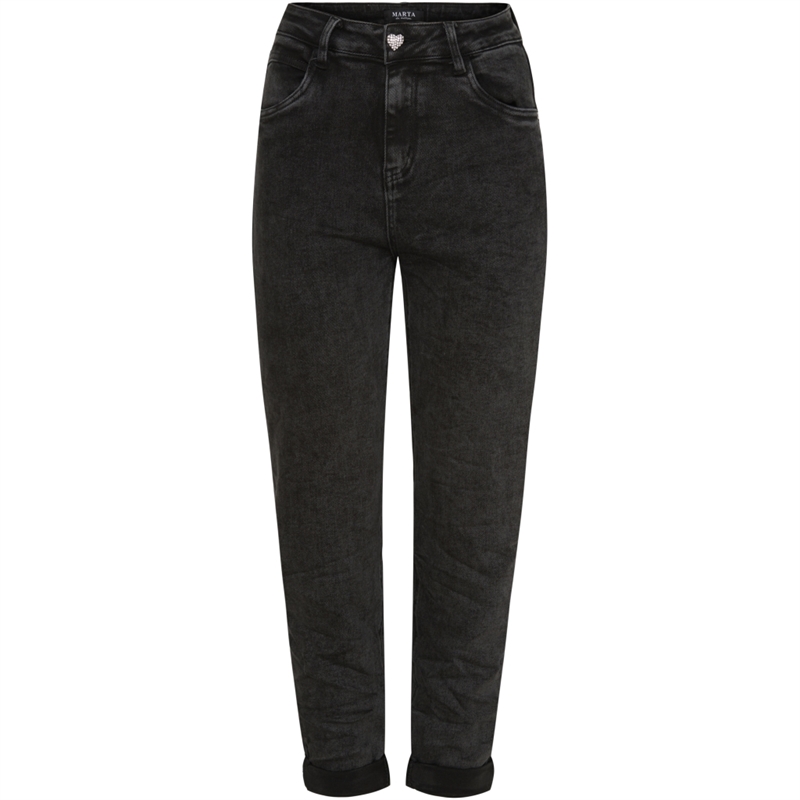 MARTA Katrine Jeans 3499 MDC105-Dark Grey Jeans
