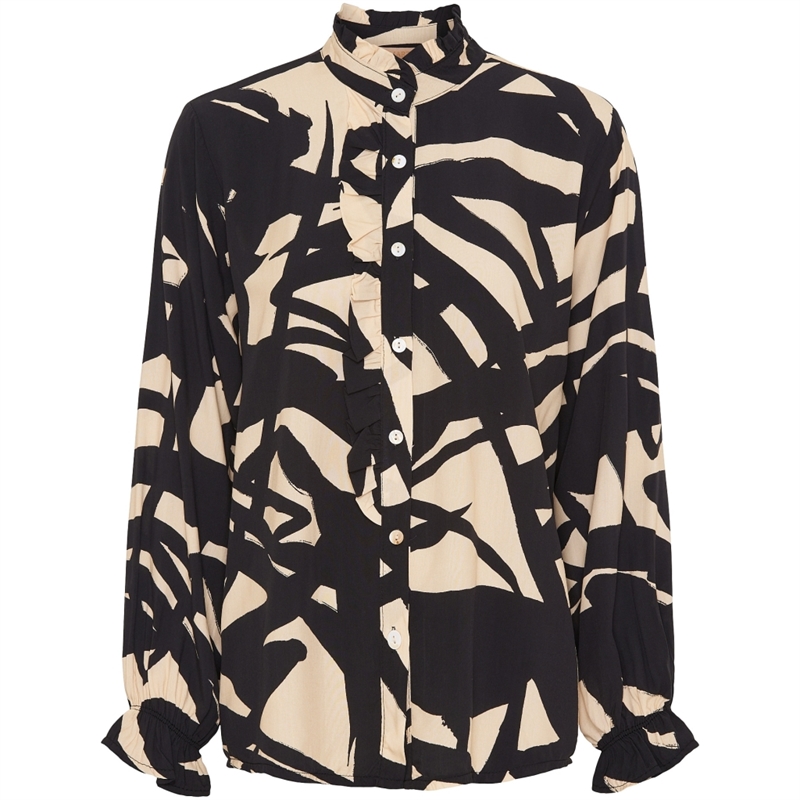 MARTA MdcEllen 5897 Nero Print 169 Shirt - Skjorte