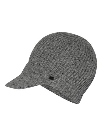 Gustav Mariz knitted baker boy hat 42805 Steel 