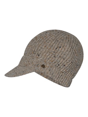 Gustav Mariz knitted baker boy hat 42805 Pearl 