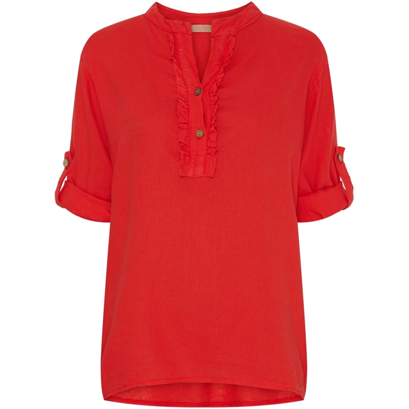 Marta Du Chateau Mdc Bonnie Shirt 85137-1 Red hørskjorte