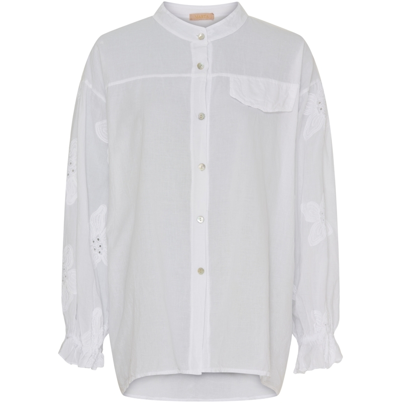 Marta Du Chateau Mdc Riley Shirt 68761 White Shirt