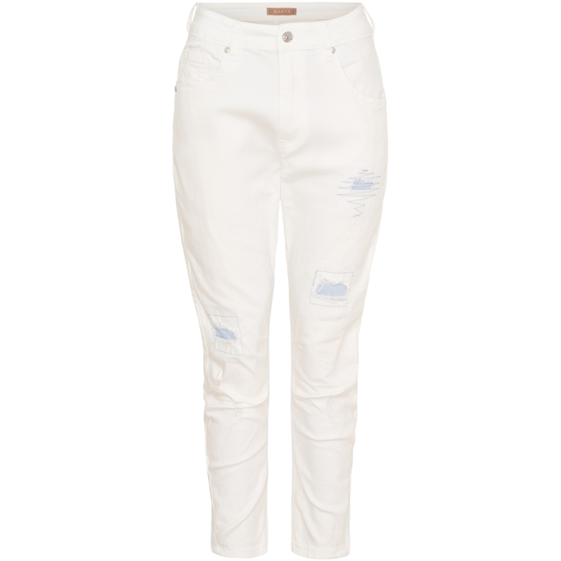 Marta Du Chateau Ottavia Jeans 1323 White Jeans