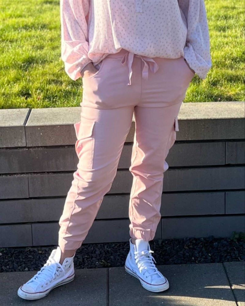 Marta Du Chateau Pant 21097 Light Pink - Cargo bukser