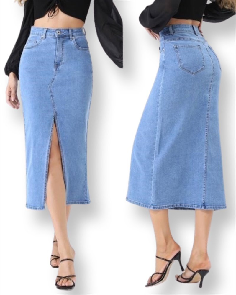 Marta Du Chateau Skirt JW2578 Denim-nederdel