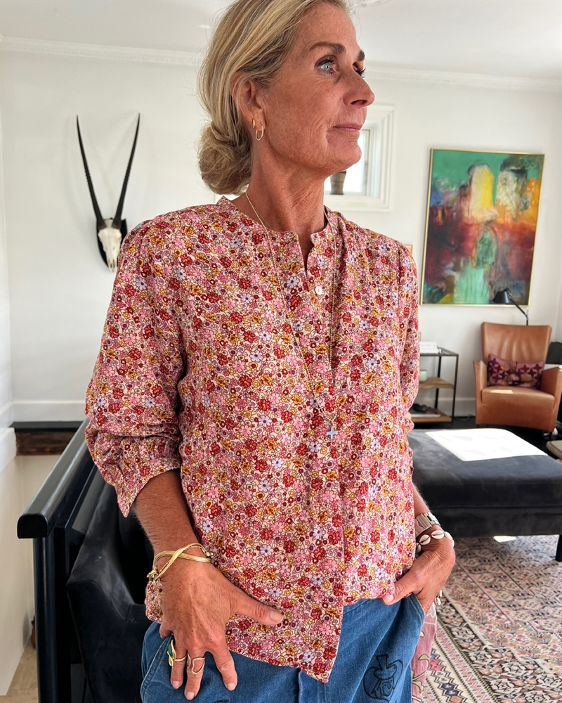 WAUW BAGGU SHIRT Flower Print