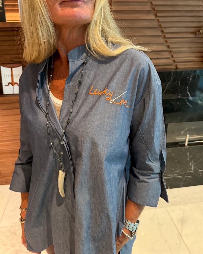 WAUW Luna shirt Lucky Me Chambray