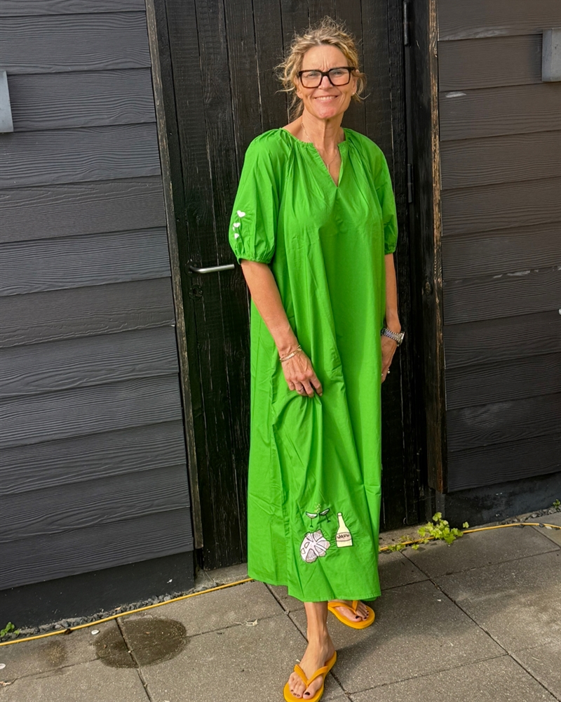 WAUW OYSTER DRESS Green