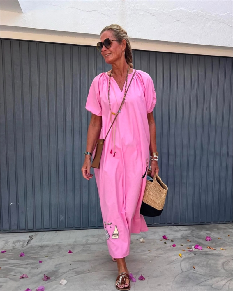 WAUW OYSTER DRESS Pink 