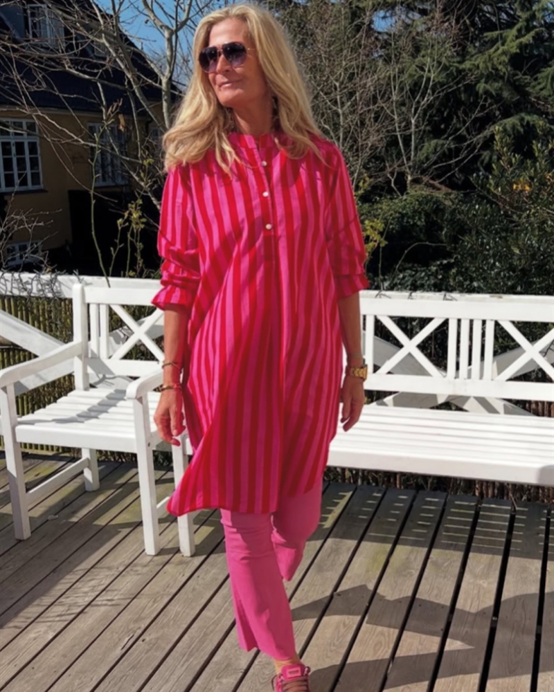 WAUW PORTOFINO DRESS Pink-red