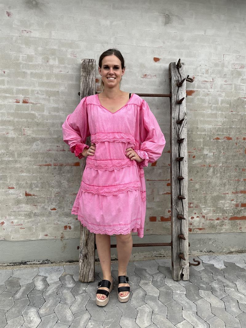 BANDITAS Demetra Dress FUXIA PINK