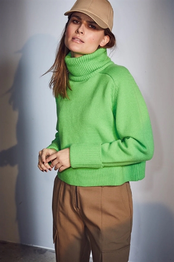 Co Couture Mero Crop Knit Vibrant Green 32008