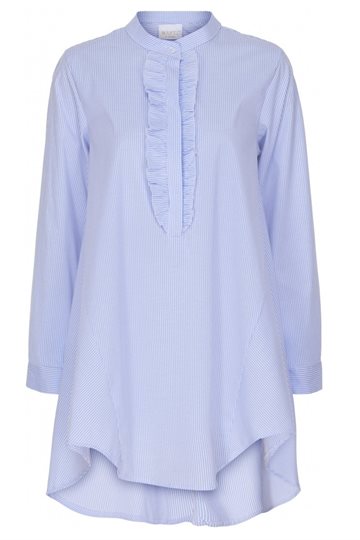 Marta du Chateau Skjorte 85066 | Light blue | Stribet storskjorte  