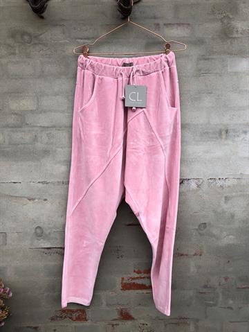 Cabana Living 16089-Velour Baggy pant Rose (Ny farve) 