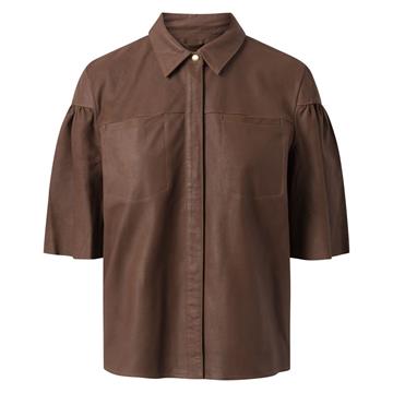Depeche short sleeve shirt Brownie 50326