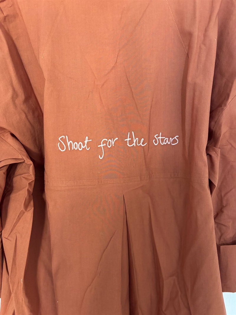 WAUW LUNA SHIRT - SHOOT FOR THE STARS Amber brown 