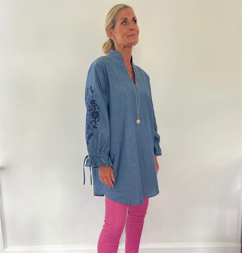 WAUW Wilma tunic Chambray 